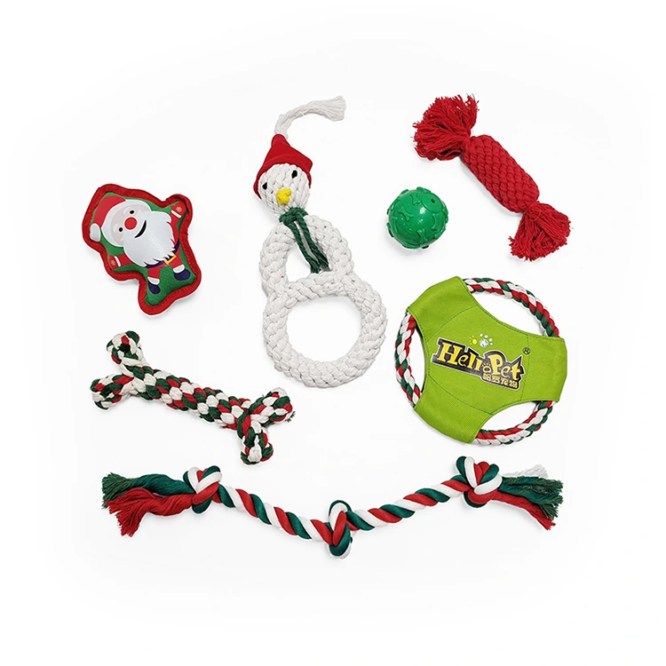 Paquete de juguetes para perros de Navidad 7