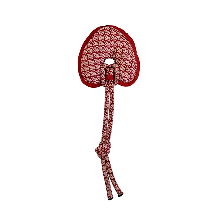 Juguete de peluche de cuerda rosa