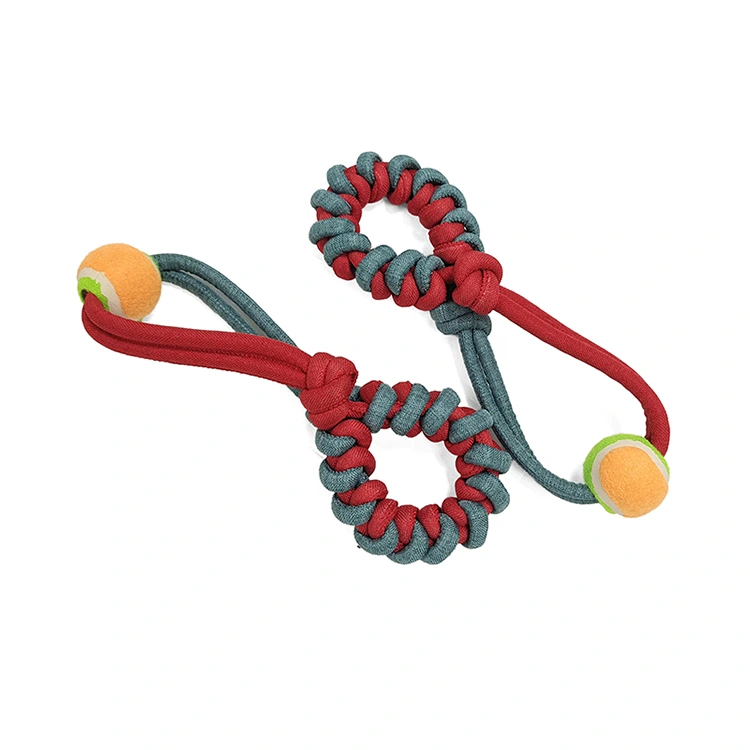 Juguetes de cuerda de algodón de bola de tenis